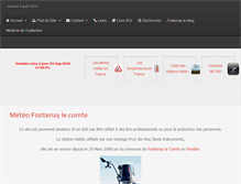 Tablet Screenshot of meteofontenay.fr